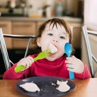 Plaskidy Toddler Utensils Set Of 18 Plastic Kids Utensils Forks And Spoons -   