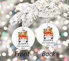 Baby s First Christmas Ornament - Personalized First Christmas Truck Ornament