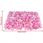 12pcs Artificial Silk Flower Wall Panel Floral Backdrop Party Wedding Decoration