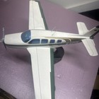 Beech 33 Debonair Bonanza Airplane Desktop Wood Model Small New