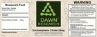 Dawn Research Enclomiphene Citrate 25mg 30 Capsules For Research Purposes Only