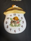 Sears Roebuck Merry Mushroom Vtg Clock  not Working    Napkin Holder Set Japan