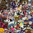 Lot Of 20 Random Patches Mixing Iron-on And Sew-on Appliques Big   Small