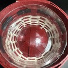 Longaberger 2015 Santa Belly Basket Red White Christmas Protector Holidays