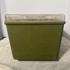 Vtg Wilson Wil-hold Green Plastic Sewing Notions Stge Box