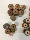 Vtg Wooden Thread Spools Summit  Belden  Lily  American Thread Co - 73pc Lot