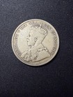 1916 Canadian Sterling Silver 50 Cents Coin 