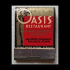 Full Vintage Feature Matchbook Oasis Restaurant Milford Turnpike Orange  Ct