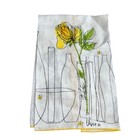 3 Vintage Vera Neumann Collectible 60 s Tea Towel Napkin Linen Roses Ladybugs 