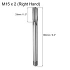 Uxcell Metric Thread Tap M15 X 2 H2 160mm Extra Long X 2 X 160mm  Silver