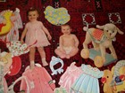 Real Baby Paper Dolls  Vintage Merrill  1940
