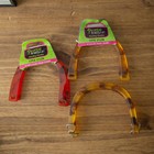 Purse Handle Lot Of 9 Rattan Bamboo Wood Lucite Plastic Crafting