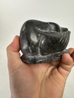Inuit Bird Stone Carving Signed Soapstone Sculpture Aboriginal Canada Eskimo