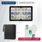 Trading Card Binder With Sleeves 9 Pocket Premium 720 Double Sided Pocket Pu Car