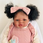 Aori Lifelike Realistic African American Reborn 20    Baby Girl Doll Very Sweet