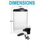 6 Gallon Aquaview Aquarium Kit Led Light Timer Power Filter Tropical Fish New