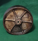 Vintage Steampunk Industrial Iron Wheel 8 x 2 