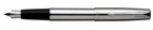 Parker  Frontier Fountain Pen  Stainless Steel Fine Pt  New In Box Made In Uk