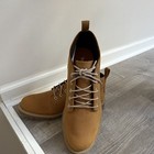 Timberland Men s Brown Leather Chukka Ankle Boots Lace-up Round Toe Rubber
