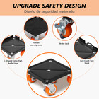 3500lbs Heavy Duty Furniture Dolly Steel Moving Mover Lifter Kit Wheels Roller