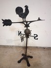 Vintage Weathervane Chicken Rooster W E N S Arrows Mid Century Weather Vane Rare
