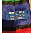 Vintage Looney Tunes Stamp Collection Tie     1993 Usps X Warner Bros