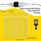 204led 30cm Meteor Shower Rain Tree String Lights For Garden Party Xmas Outdoor