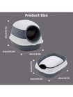 Xyhlc-cat Litter Box With Automatic Sand-proof Cage cat Plastic Scoop uv Functio