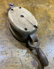 Antique Nautical Ships Pulley   Marine  Block   Tackle  Hoist  Hook
