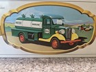 Hess 1984 Gasoline Tanker Truck Original Toy Vehicle W  Box Green White Red