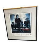 The Rolling Stones Stripped 1994 Signed Lithograph Framed Poster 447 2500