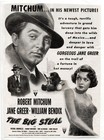 Vtg Movie Ad  the Big Steal  1949 Robert Mitchum Jane Greer Free Ship