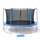 Aoodor 14ft Outdoor Trampoline With Enclosure Inner-safety Net   Ladder For Kids
