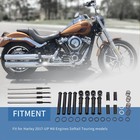 Adjustable Pushrod Tube   Cover Kit For Harley M8 Engine Touring Softail 2017-up