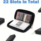 Memory Card Storage Bag 22slots Sd Cards Organiser Pouch Card Carrying Case 