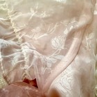Toddler Party Pageant Full Circle Ruffle Dress Pink Lace 2t 3t Vintage Tiered