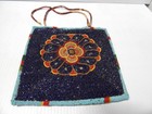 Antique 1920-30s Yakima Plateau Indian Fully Beaded Both Sides Pouch