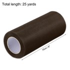 Tulle Rolls Fabric Spools 6  25 Yards Brown For Wrapping Wedding