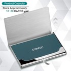 Stainless Steel Card Holder Case Pocket Metal Wallet For Id Credit Business Card