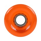 Longboard Wheels 70mm X 42mm 82a Stone Ground Clear Orange 4-pack
