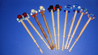 Lot Of 50 Assorted Lace Making Bobbins With Spangles  As Shown In Pictures