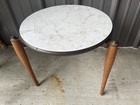 Vintage Side Table Plant Stand Mcm Mid Century Modern Tapered Legs Nl