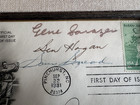 Authentic Signed Golf Legends Display     Arnold Palmer  Sam Snead  Gene Sarazen  