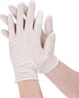White Powder-free Disposable Latex Gloves  4 5 Mil Thick