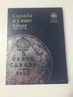 Canada 5 Cent Silver Whitman Book 64 Coins Near Complete