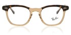 Ray Ban Rx5398f 8109 Hawkeye Havana Light Brown 50 21 145 Authentic Eyeglasses