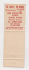 Vintage Newark Nj Lido Lanes Bowling Brunswick Matchbook Cover