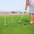 Gosports Premium Wood Croquet Set Six Player Adults   Kids Garden Yard Lawn Game