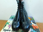 Vintage Franklin Black Figure Ice Skates 1557 Boys Size 2 Nib Nos