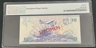 Lithuania Specimen Pmg 10 Litu 1997 Pick  59s 66epq Aaa0000000 Litauen Banknote